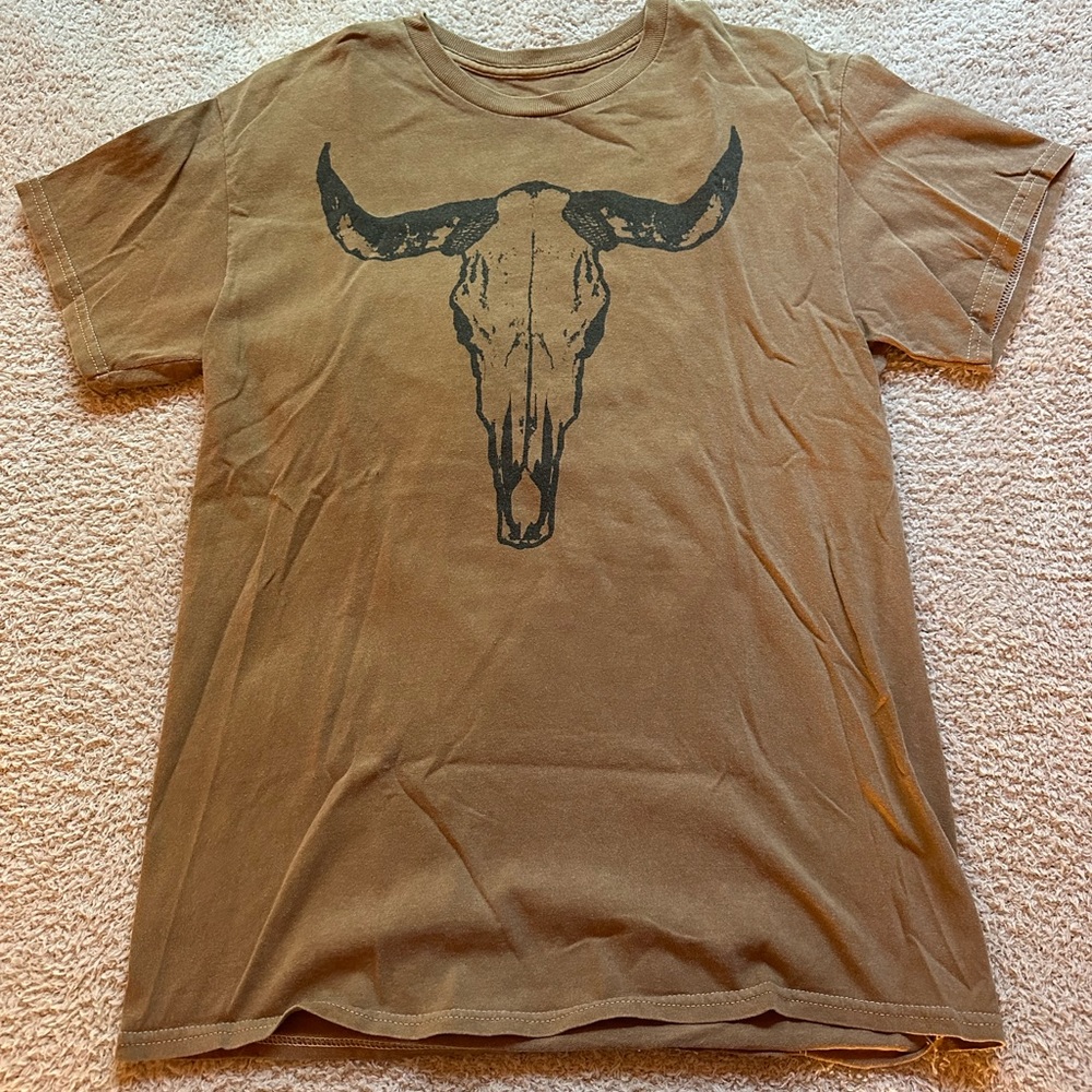 PacSun Full Tilt Cow Skull T-Shirt